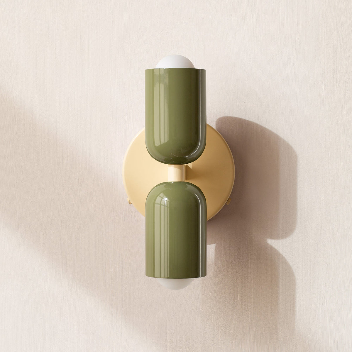 LED Wall Light with Two Heads, Up and Down Light 'Orion', Nordic Design Wall Lamp, Bedroom and Living Room