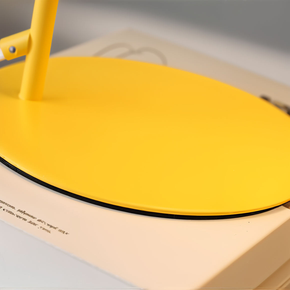 Macaron desk lamp round metal base