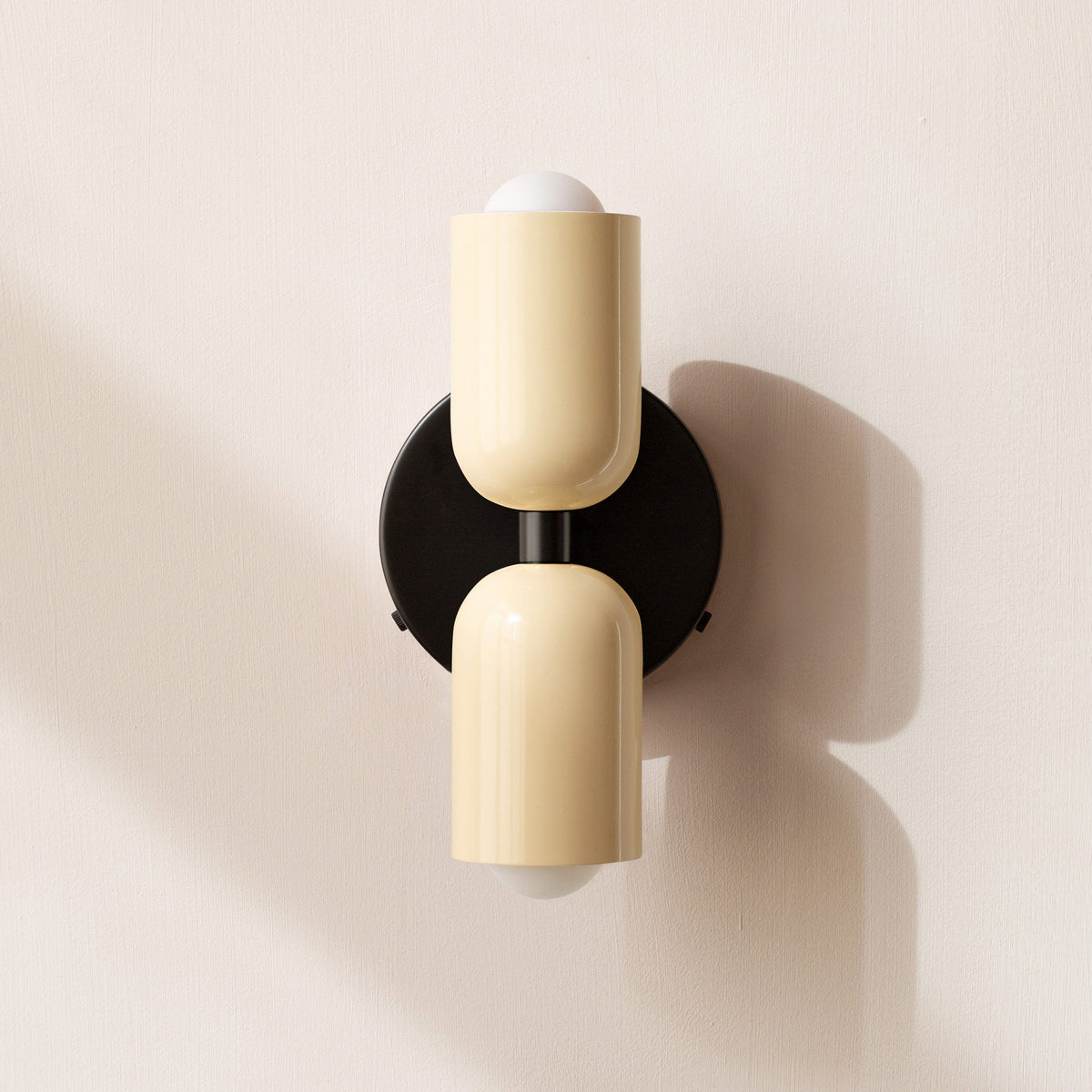 LED Wall Light with Two Heads, Up and Down Light 'Orion', Nordic Design Wall Lamp, Bedroom and Living Room