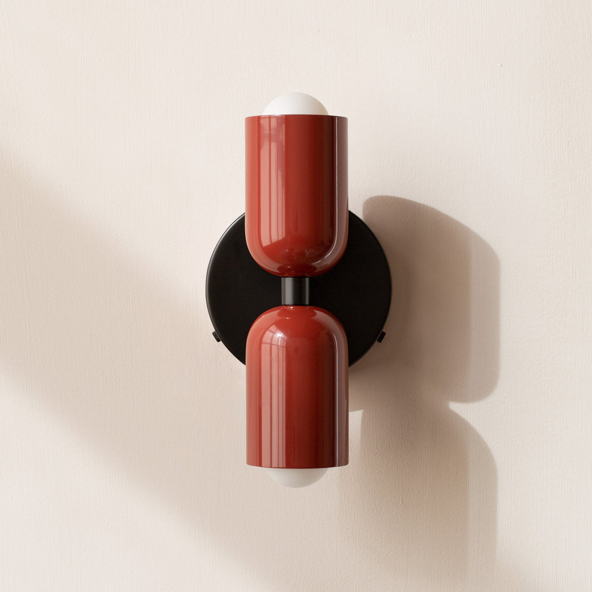 LED Wall Light with Two Heads, Up and Down Light 'Orion', Nordic Design Wall Lamp, Bedroom and Living Room