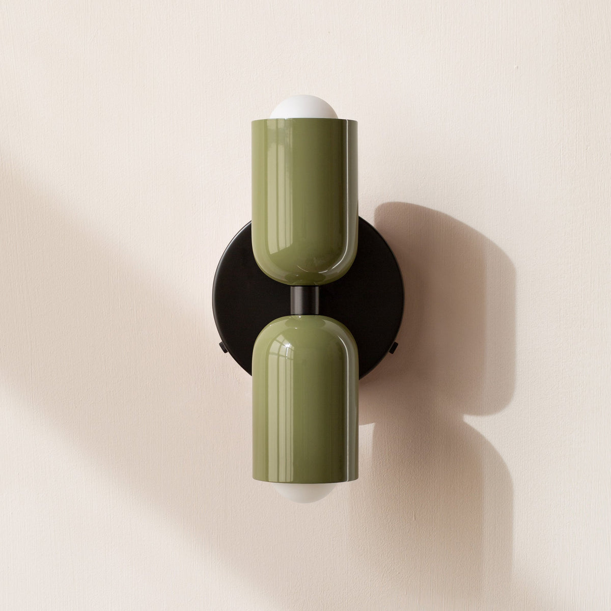 LED Wall Light with Two Heads, Up and Down Light 'Orion', Nordic Design Wall Lamp, Bedroom and Living Room