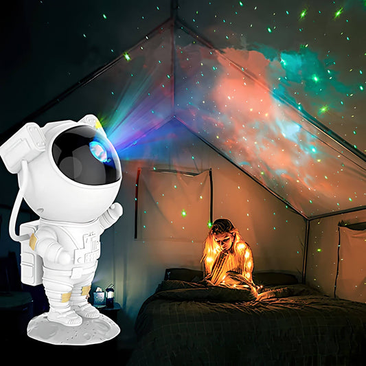 Star Projector for Kids, LED Night Light with Remote Control 'Astronaut', Galaxy Projector Lamp with 8 Light Effects, Sleep Aid, Kids Room and Bedroom