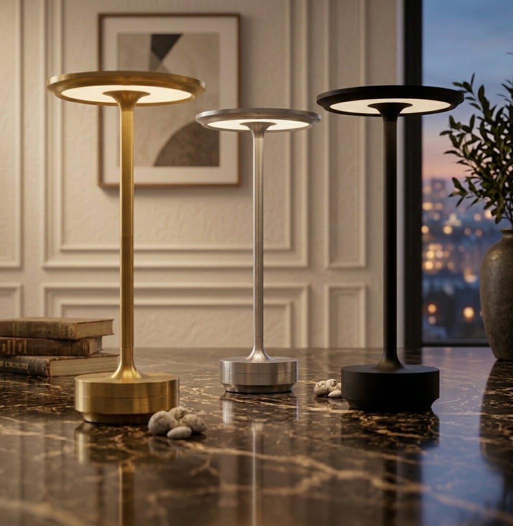 LumenArt - Dimmable Cordless Elegant Designer Table Lamp