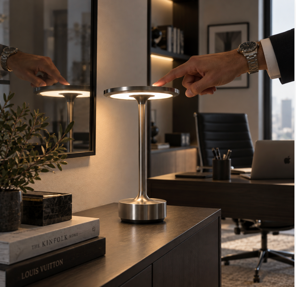 LumenArt - Dimmable Cordless Elegant Designer Table Lamp