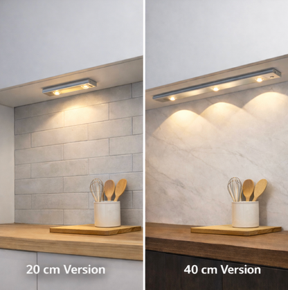 Rechargeable LED Under Cabinet Light 'KitchenGlow' - with Motion Sensor – Cordless & Dimmable