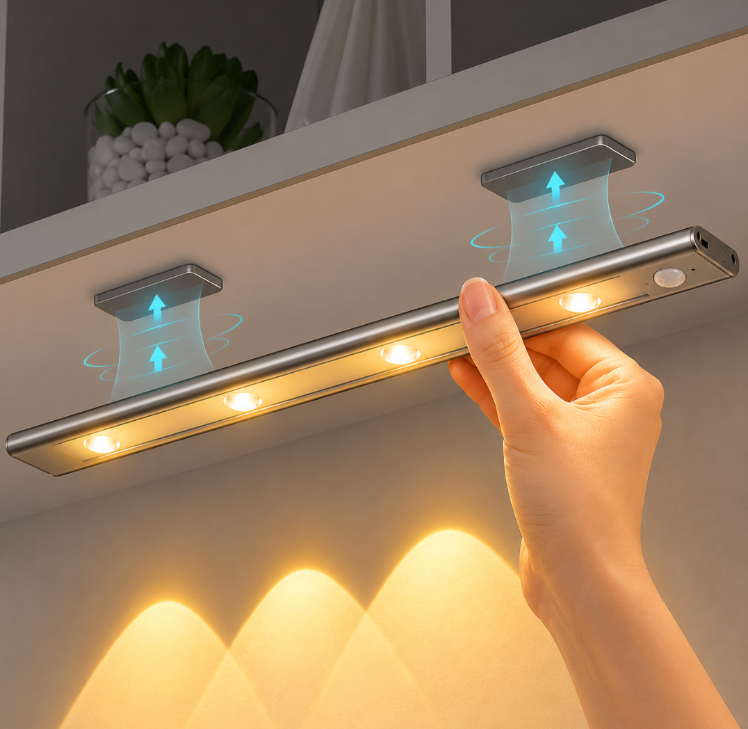 Rechargeable LED Under Cabinet Kitchen Light 'MotionGlow' - with Motion Sensor – Cordless