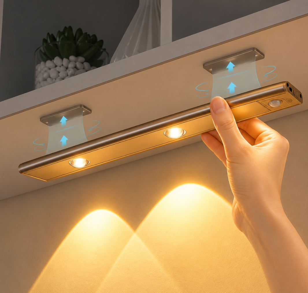 Rechargeable LED Under Cabinet Kitchen Light 'MotionGlow' - with Motion Sensor – Cordless