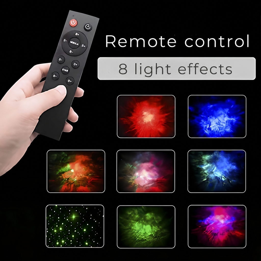 Astronaut star projector lamp remote control with 8 light effects
