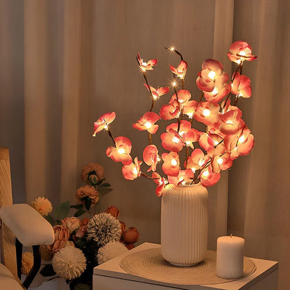LED Lighted Branches 'NatureLight' - Battery Operated Willow, Olive, Rose & Orchid Light Branches - Bendable Decorative Twig Lights